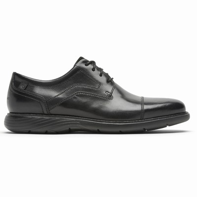 Rockport Garett Cap Toe Oxfords Schuhe Herren Schwarz OZT-014798
